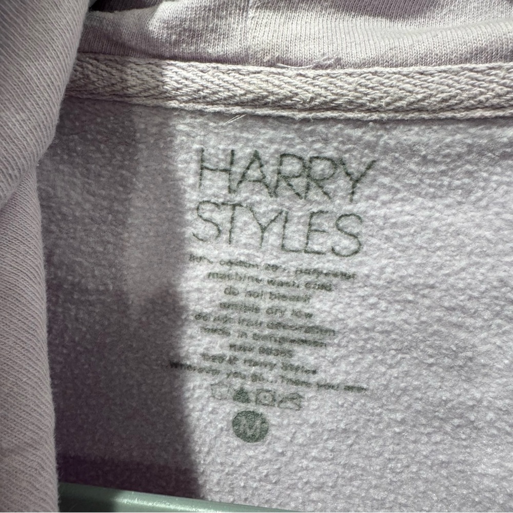 2022 Official Harry Styles House Love On Tour  Lavender‎ Hoodie Size Medium - Picture 4 of 6